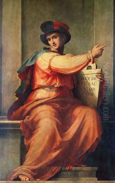 Prophet Isaiah Oil Painting by Fra Bartolommeo della Porta