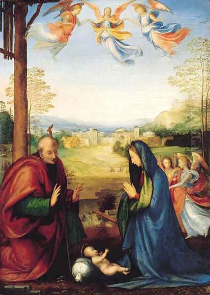 The Nativity Oil Painting by Fra Bartolommeo della Porta