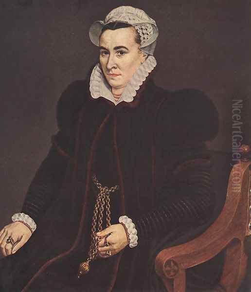 Portrait of a Woman Oil Painting by Frans, the Elder Pourbus