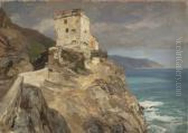 Felsenkuste Bei
 Monterosso by Georg Macco