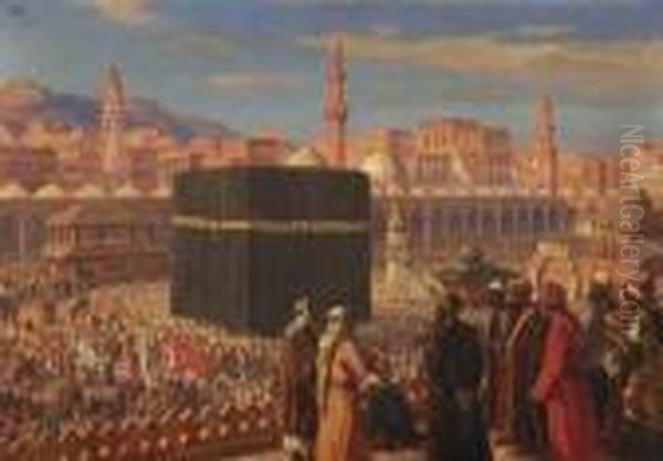 Mekka. Oil Painting by Georg Macco