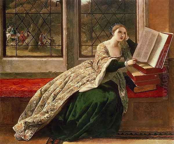 Lady Jane Grey Oil Painting by Frederick Richard Pickersgill