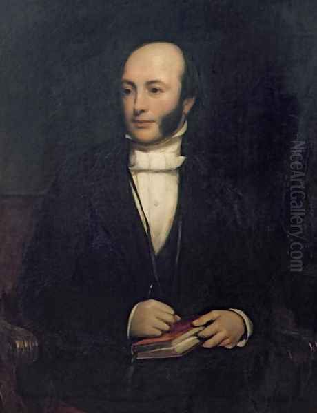 Portrait of Rev. John Barlow 1798-1869 Oil Painting by Frederick Richard Pickersgill