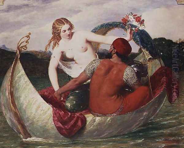 The Pearl Boat, c.1845 Oil Painting by Frederick Richard Pickersgill