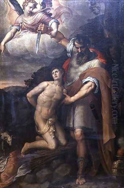 The Sacrifice of Isaac Oil Painting by Stefano Pieri