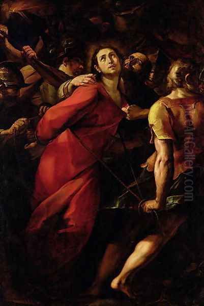 The Betrayal of Christ Oil Painting by Giulio Cesare Procaccini