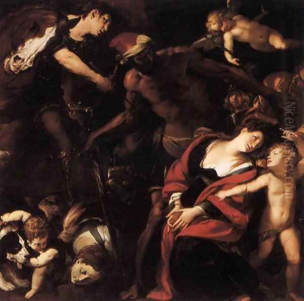 Matyrdom of St Rufina and St Seconda Oil Painting by Giulio Cesare Procaccini