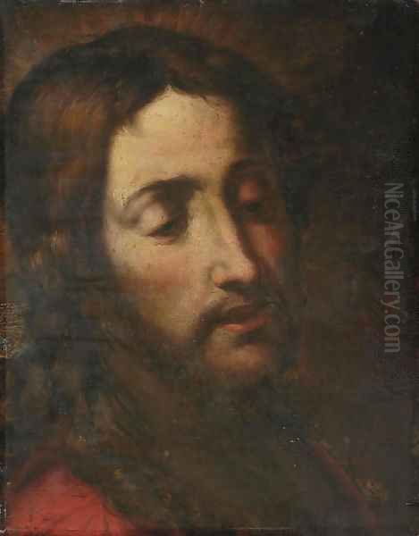 The Head of Christ Oil Painting by Giulio Cesare Procaccini