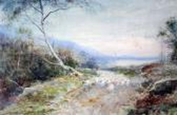 In The Perthshire Highlands Oil Painting by John MacWhirter