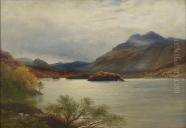 Loch Katrine And Ben Venue Oil Painting by John MacWhirter