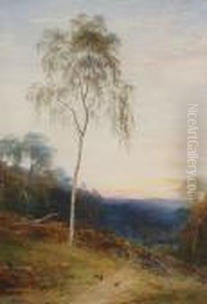 Evening Glow Oil Painting by John MacWhirter