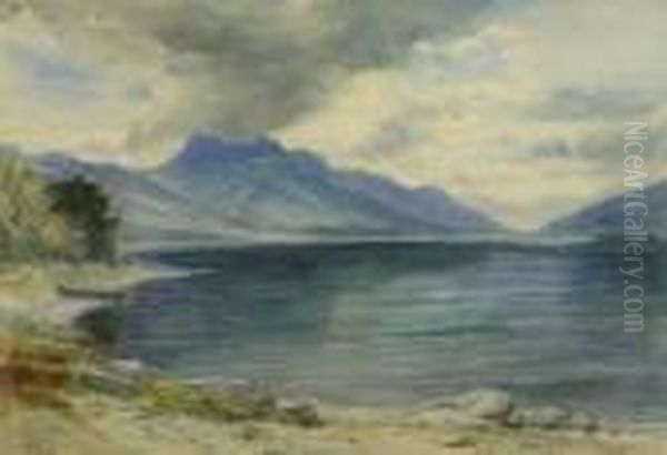 Loch Maree Oil Painting by John MacWhirter