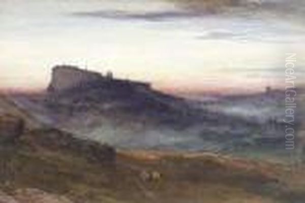 Edinburgh From St.andrew's Chapel Oil Painting by John MacWhirter