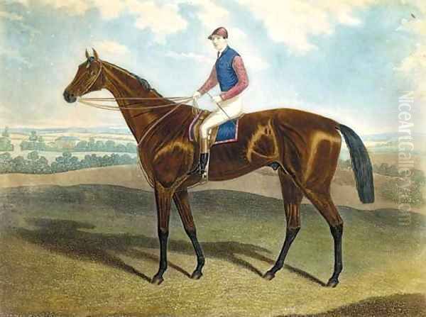 West Australian, winner of the Derby 1853, by C.N. Smith and H. Meyer Oil Painting by Alfred F. De Prades