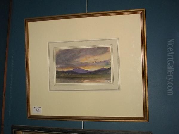 In The Gloaming Oil Painting by John MacWhirter