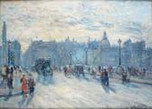 Paris Oil Painting by Gustave Madelain