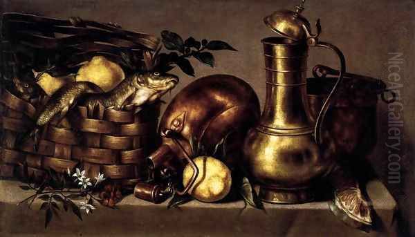 Still-Life in the Kitchen Oil Painting by Antonio Ponce