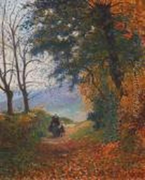 Promenade En Campagne Oil Painting by Paul Madeline