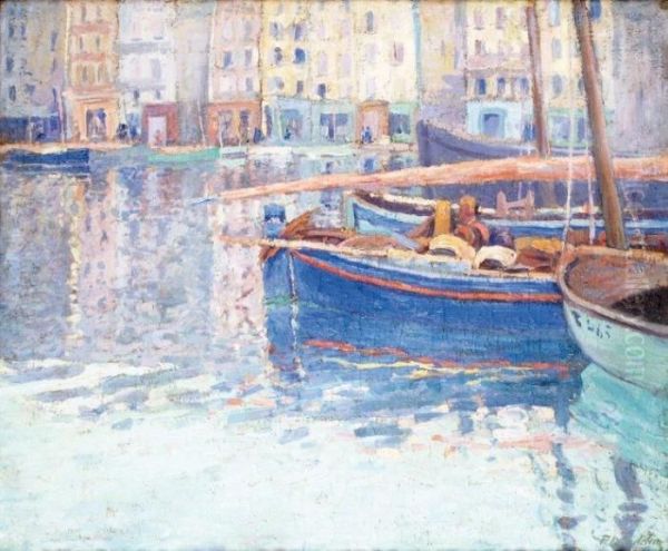 Bateau Dans Le Port Oil Painting by Paul Madeline