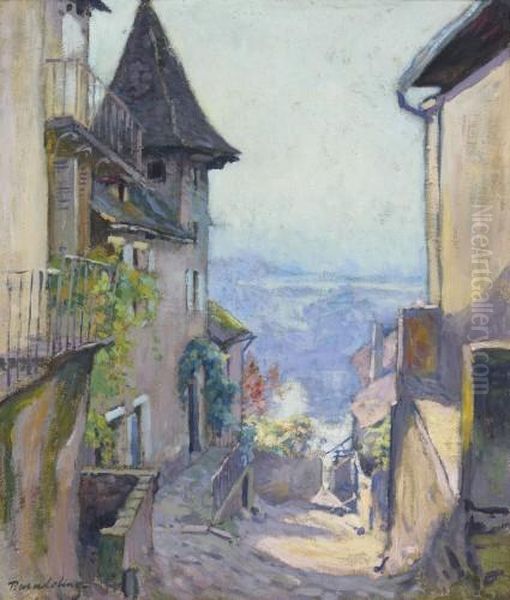 Vue De Village Oil Painting by Paul Madeline