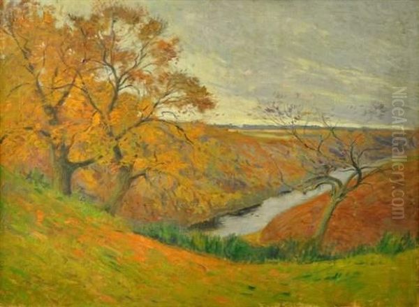 La Creuse En Automne Oil Painting by Paul Madeline