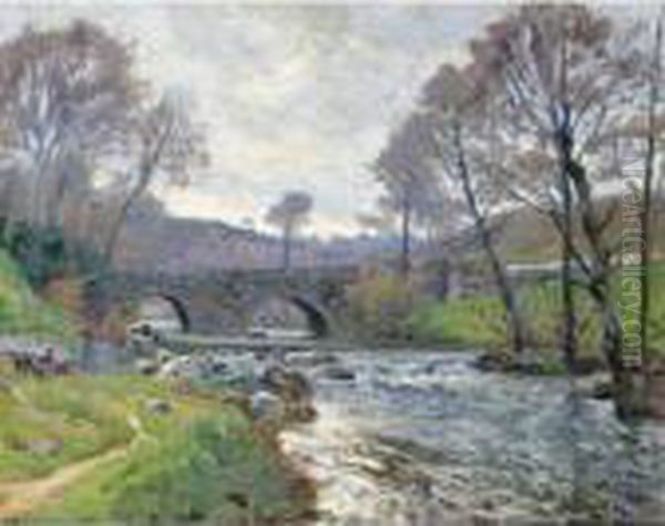 Le Pont Charaud Sur La Cedelle, Crozant Oil Painting by Paul Madeline