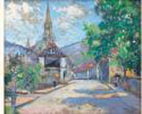 Le Village De Than, Alsace Oil Painting by Paul Madeline