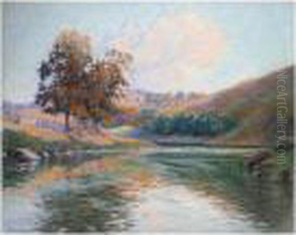 La Vallee De La Creuse Oil Painting by Paul Madeline