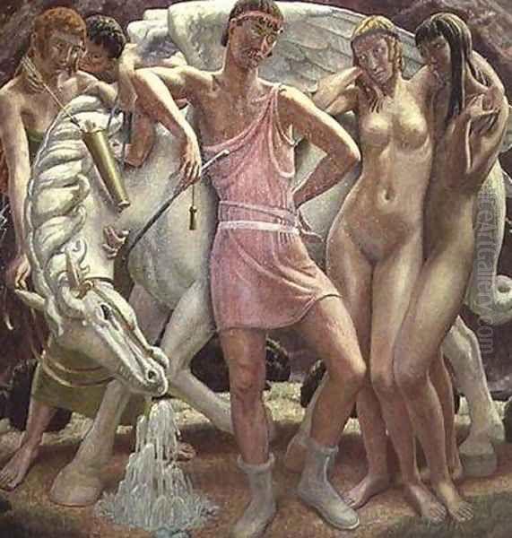 Those Who Dare Oil Painting by Ernest Procter