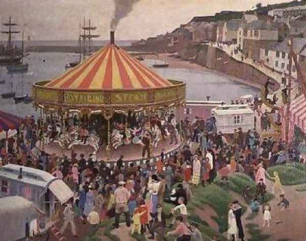 All the Fun of the Fair Oil Painting by Ernest Procter