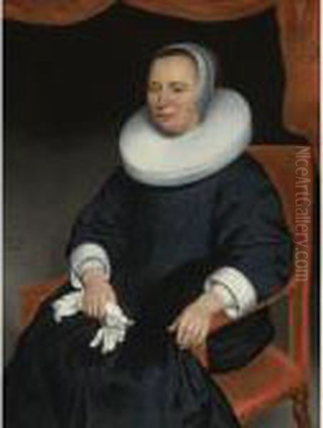 Portrait Of Lady Oil Painting by Nicolaes Maes