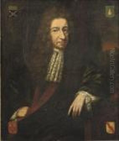 A Portrait Of Jean Lucas Pels Oil Painting by Nicolaes Maes