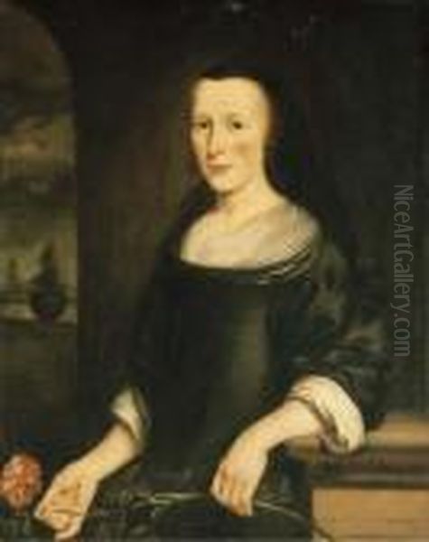 Portrait Of A Lady Oil Painting by Nicolaes Maes