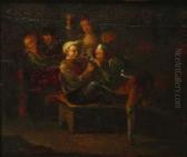 The Informers Oil Painting by Nicolaes Maes