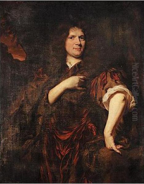 Portrait Of Laurence Hyde, Earl Of Rochester Oil Painting by Nicolaes Maes