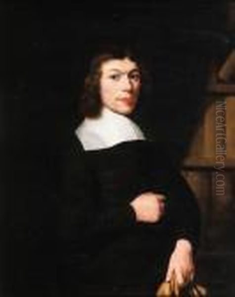 Portrait Of A Young Man Oil Painting by Nicolaes Maes