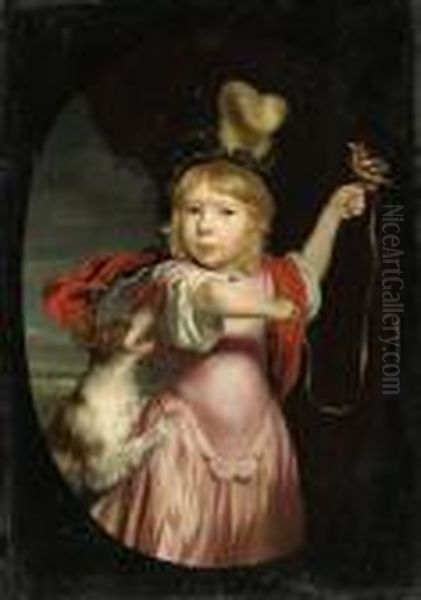 Portrait Of A Boy As Cupid Oil Painting by Nicolaes Maes