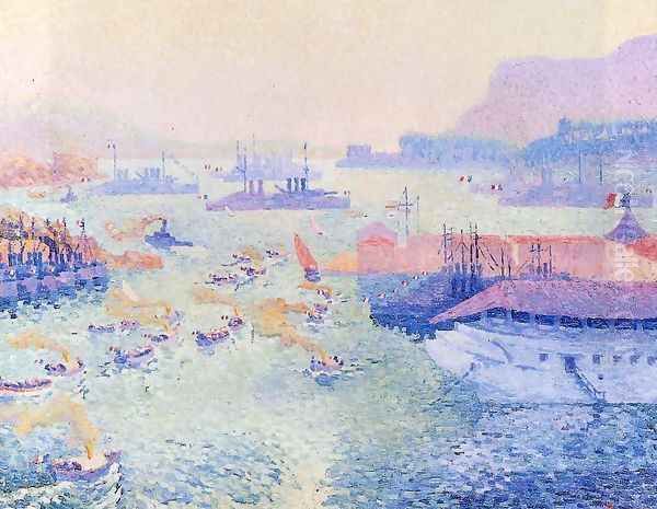 The Port of Toulon Oil Painting by William Henry Pearson