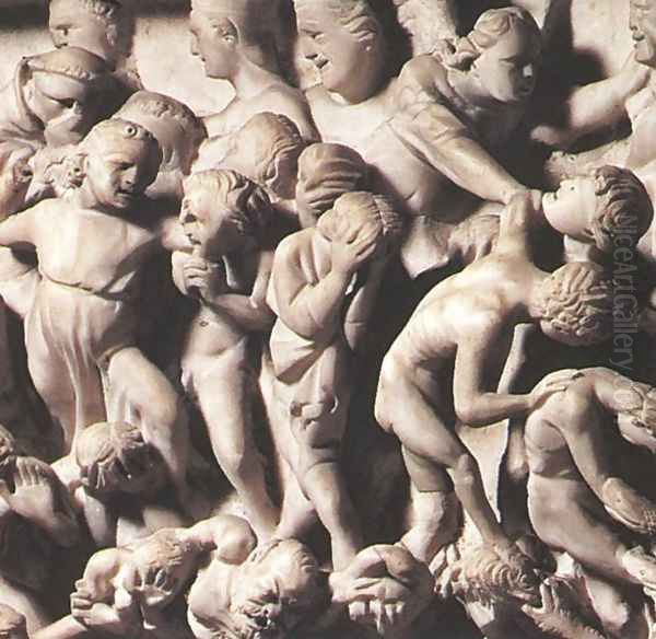 Last Judgment [detail #1] Oil Painting by Giovanni Pisano