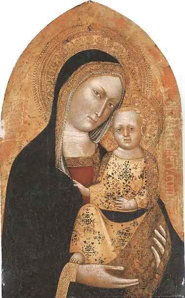 The Madonna and Child Oil Painting by Giovanni Pisano