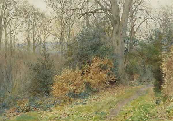 Path Through the Wood, 1902 Oil Painting by Wilmot, R.W.S. Pilsbury