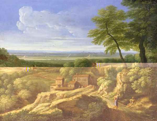 Classical landscape Oil Painting by Gaspard Dughet Poussin