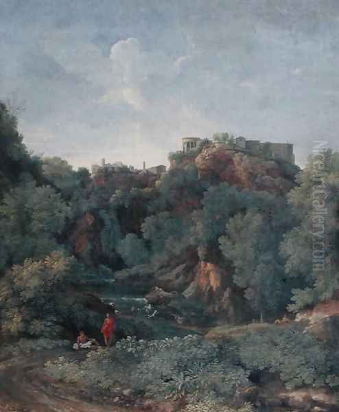 A View of Tivoli Oil Painting by Gaspard Dughet Poussin