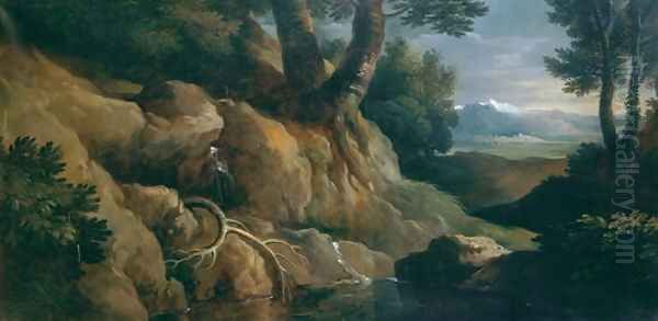 Landscape 2 Oil Painting by Gaspard Dughet Poussin