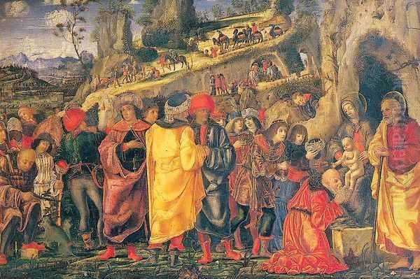 The Adoration of the Magi Oil Painting by Bernardo Parentino