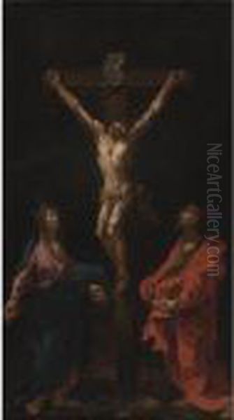 Crucifixion Oil Painting by Alessandro Magnasco