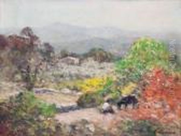 Paysage De Provence Oil Painting by Fernand Maillaud