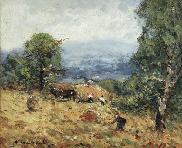 Paysan Labourant Oil Painting by Fernand Maillaud