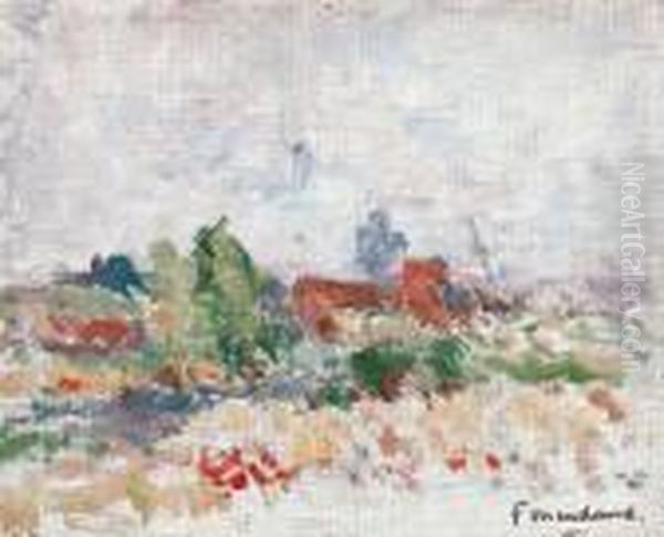 Le Hameau En Berry Oil Painting by Fernand Maillaud