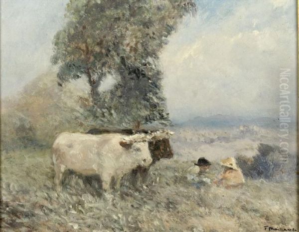 Le Repos Aux Champs Oil Painting by Fernand Maillaud